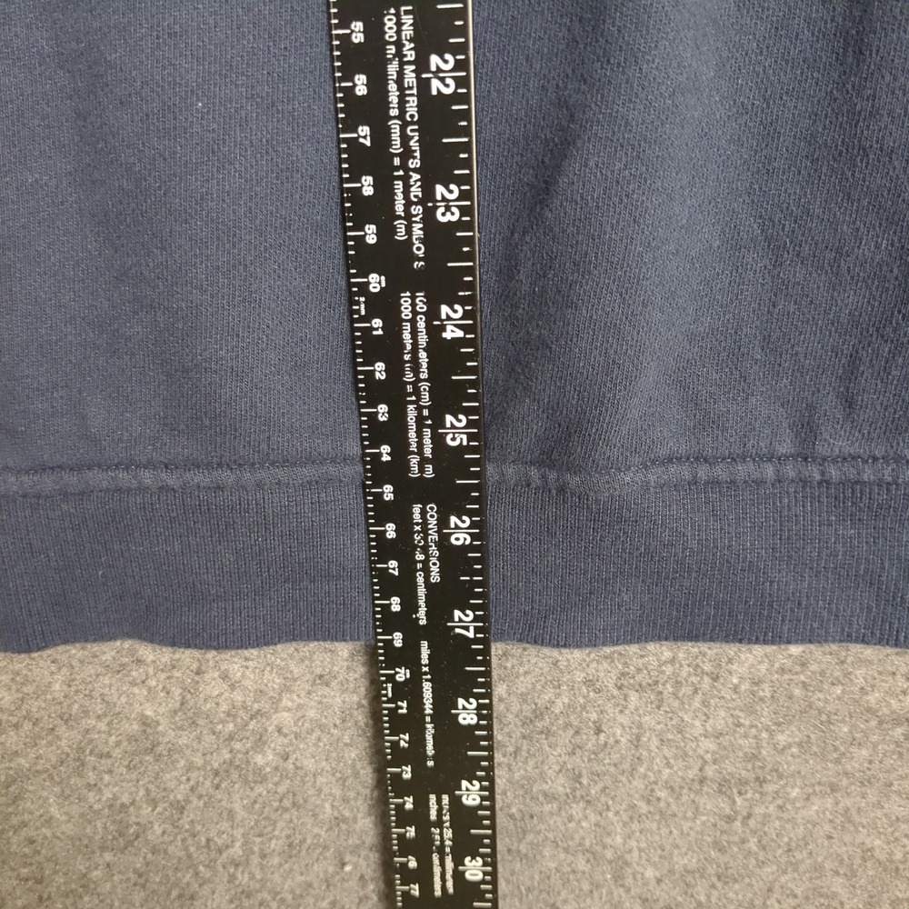 Vineyard Vines Quarter Zip Pullover Sweatshirt Mens Large Navy Cotton - Picture 9 of 12